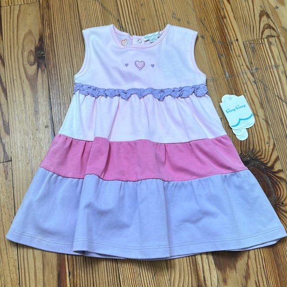 Kissy Kissy Dresses Nwt Kissy Kissy Heart Patched Tiered Dress